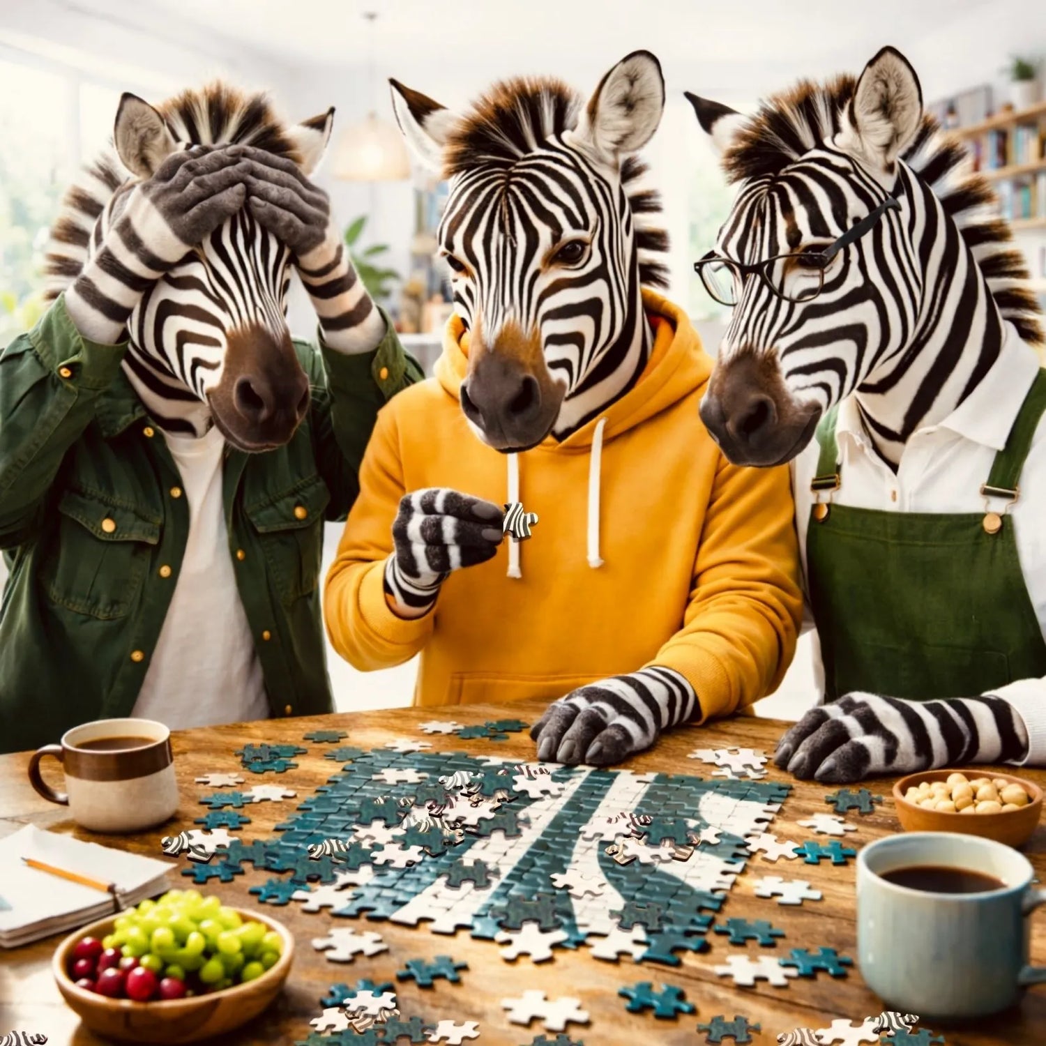 Les 7 types de personnes pendant un puzzle en groupe