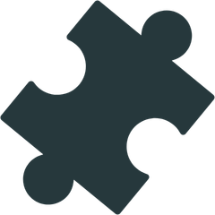 pièce de puzzle zebresque vert